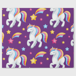 Pattern Unicorn Magic Horse Cute       Wrapping Paper