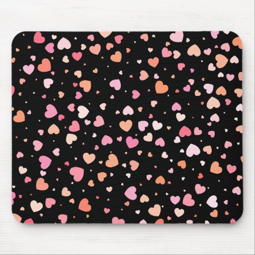 Pattern Valentines 2023 Background With Heart     Mouse Pad