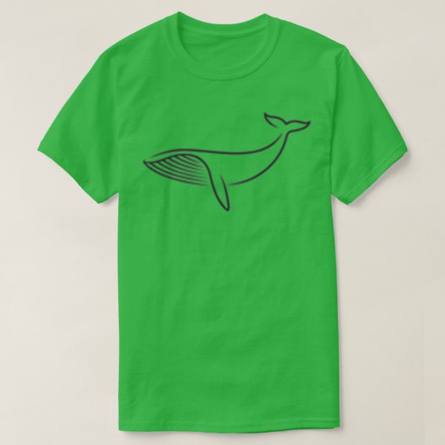 Pattern Whale 12 T-Shirt (Design Front)