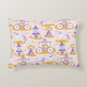 pattern with a princess accent pillow