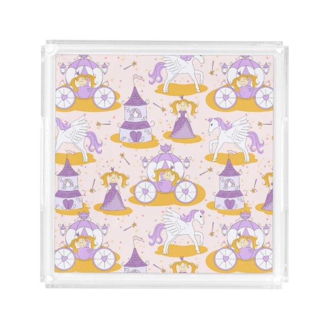 pattern with a princess acrylic tray (Front)