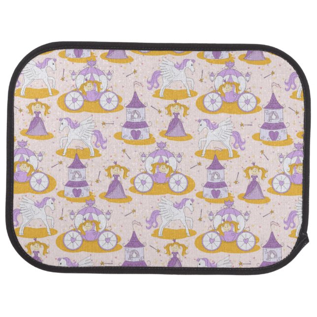 pattern with a princess car mat (Rear)