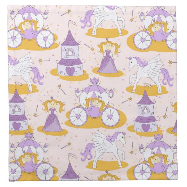 pattern with a princess napkin (Front)