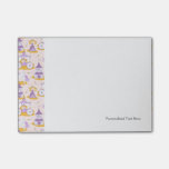 pattern with a princess post-it notes