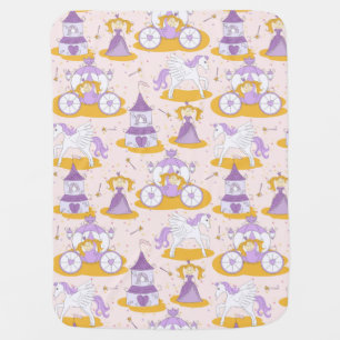 pattern with a princess receiving blanket
