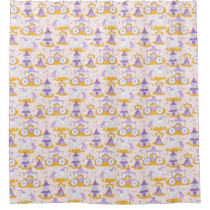 pattern with a princess shower curtain