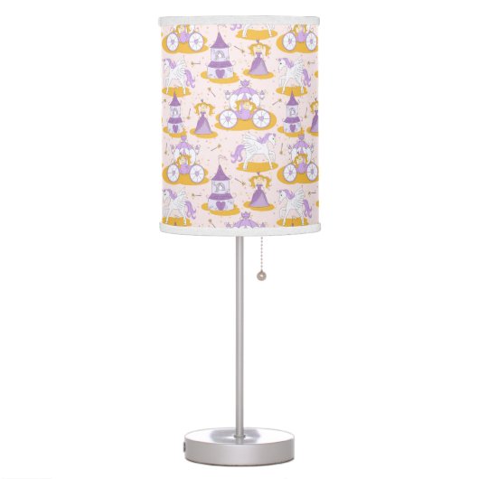 pattern with a princess table lamp (Left)