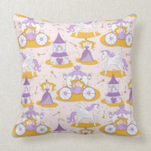 pattern with a princess throw pillow