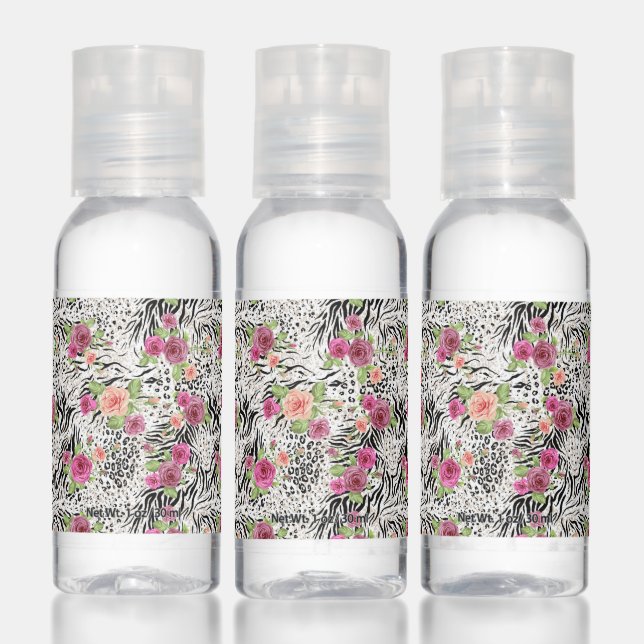 Pattern With Animal Prints Hand Sanitizer (Set)