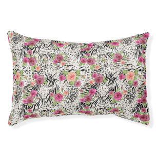 Pattern With Animal Prints Pet Bed
