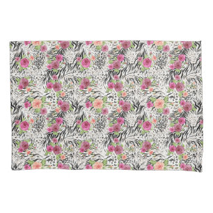 Pattern With Animal Prints Pillow Case
