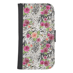 Pattern With Animal Prints Phone Wallet
