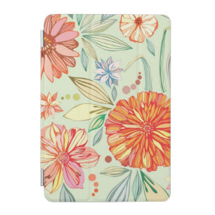 Pattern with asters iPad mini cover