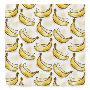 Pattern with banana bandana