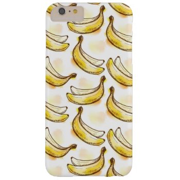 Pattern With Banana Barely There Iphone 6 Plus Case by watercoloring at Zazzle