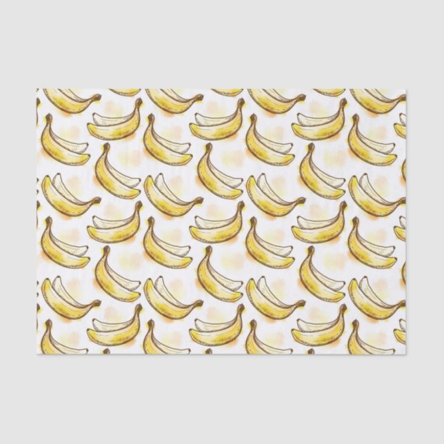 Pattern with banana tissue paper (Front)