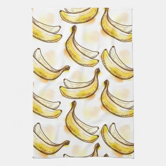 Pattern with banana towel (Vertical)