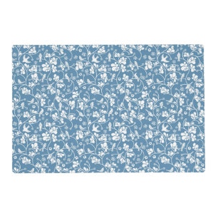 pattern with birds and plants ornament placemat