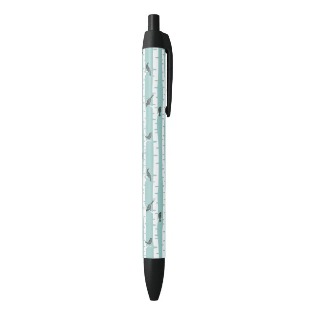 Pattern with birds and trees pen (Bottom (Vertical))