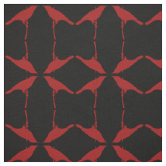 Pattern With Birds Fabric