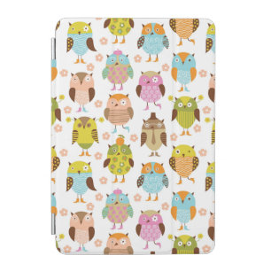 pattern with birds iPad mini cover