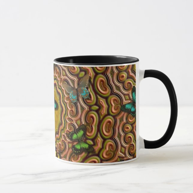 Pattern with Butterflies Mug (Right)