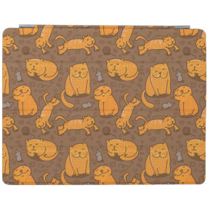 Pattern With Cats iPad Smart Cover