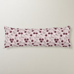 Pattern with Cherries 2 Body Pillow
