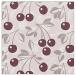 Pattern with Cherries 2 Fabric