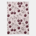Pattern with Cherries 2 Towel