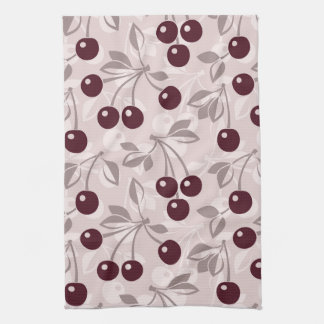Pattern with Cherries 2 Towel