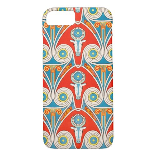 Pattern with cow heads _ Ancient Egypt Art iPhone 87 Case