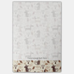 pattern with cute dogs post-it notes