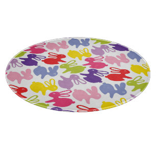 pattern with Easter rabbits Cutting Board