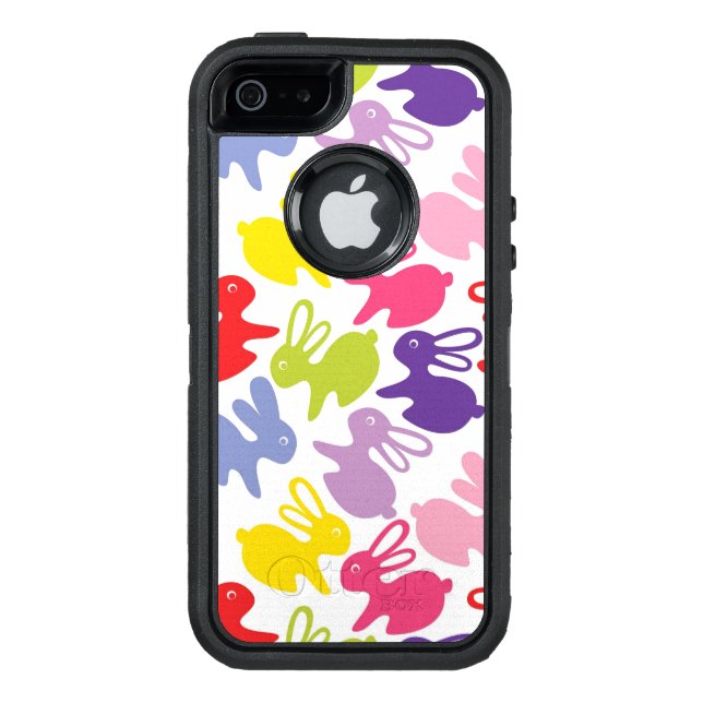 pattern with Easter rabbits Otterbox iPhone Case (Back)