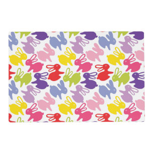 pattern with Easter rabbits Placemat
