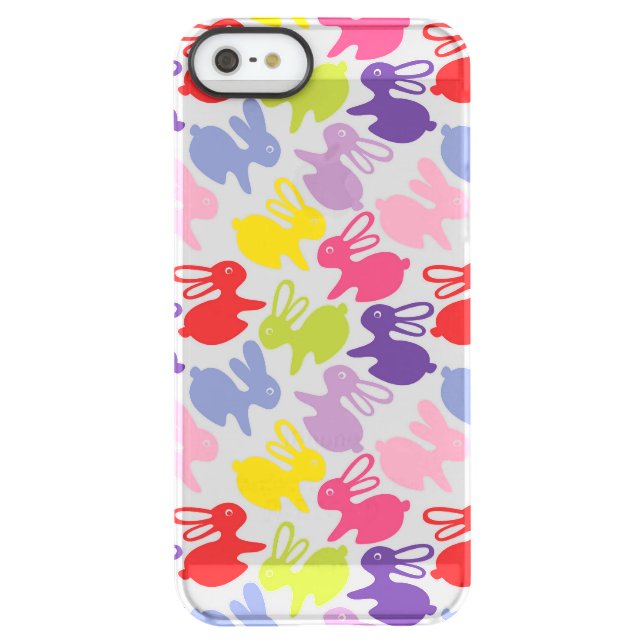 pattern with Easter rabbits Uncommon iPhone Case (Back)
