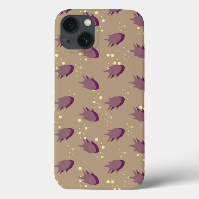 pattern with fish 2 Case-Mate iPhone case (Back)