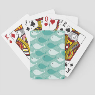 pattern with fish 2 poker cards