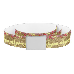 Pattern With Fish And Wave Belt