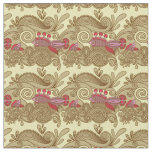 Pattern With Fish And Wave Fabric