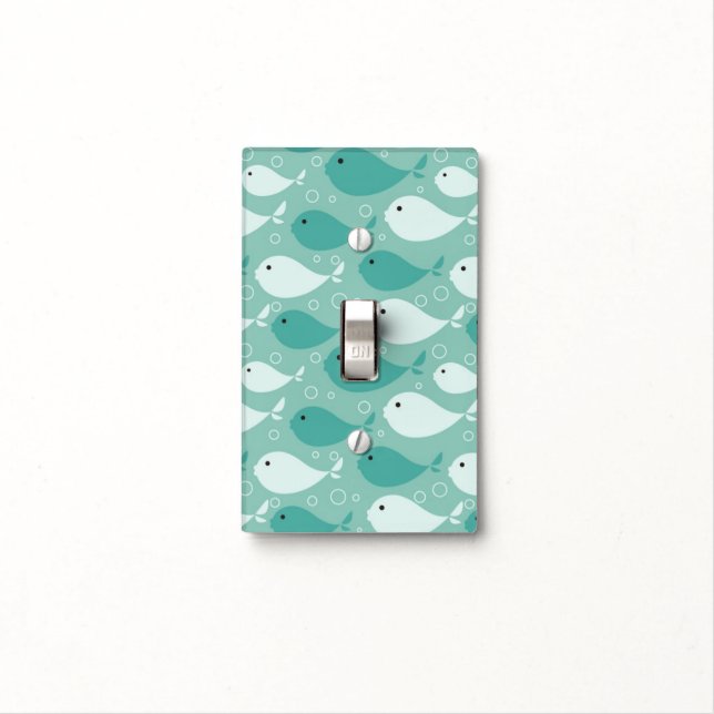 pattern with fish light switch cover (In Situ)