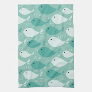 pattern with fish towel