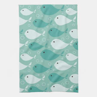 pattern with fish towel