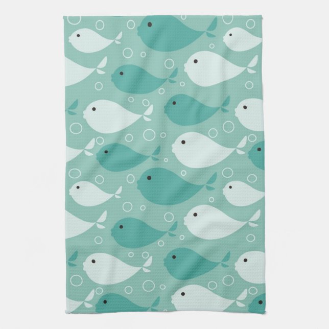 pattern with fish towel (Vertical)