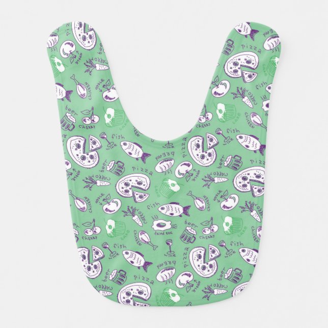 Pattern with Food Bib (Front)