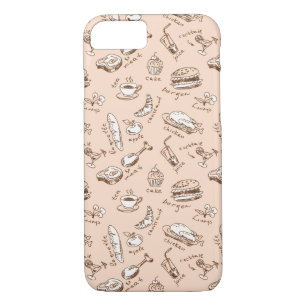 Pattern With Food iPhone 8/7 Case