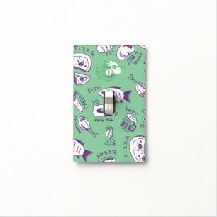 Pattern with Food Light Switch Cover