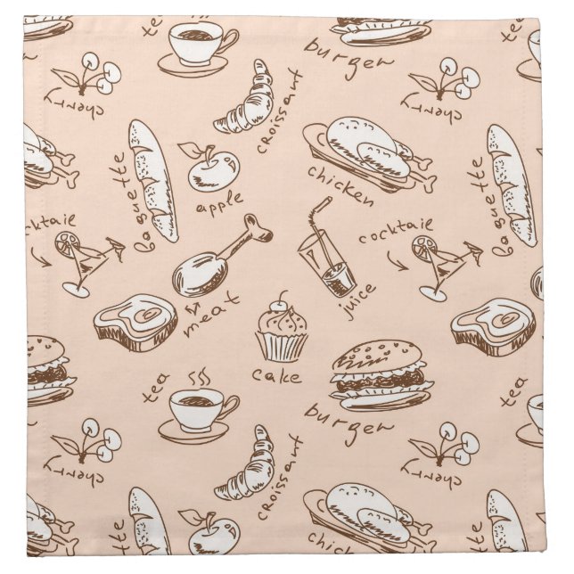 Pattern With Food Napkin (Front)