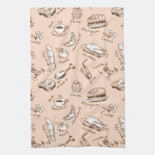 Pattern With Food Towel